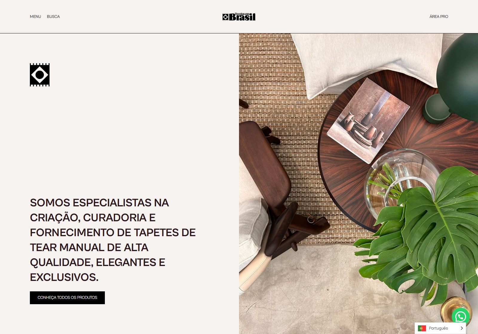 Site Tecelagem Brasil